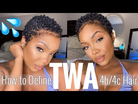 HOW TO: Define short Natural curls| On TWA