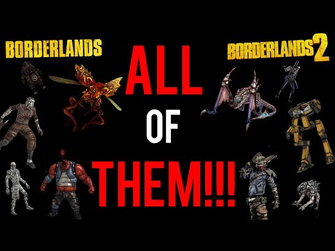 Explaining Literally EVERY Enemy Found On Pandora In Borderlands (1&2)