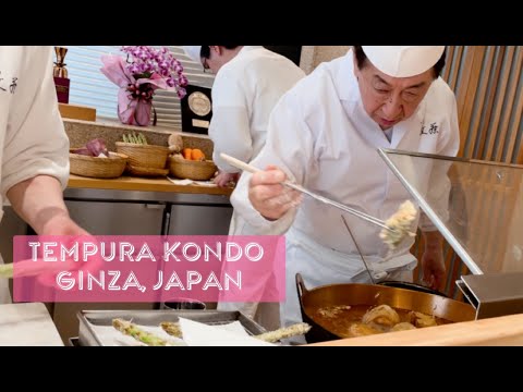 【The Best Tempura in Tokyo】Michelin-Starred Kondo in Ginza 天ぷら近藤さんでランチ