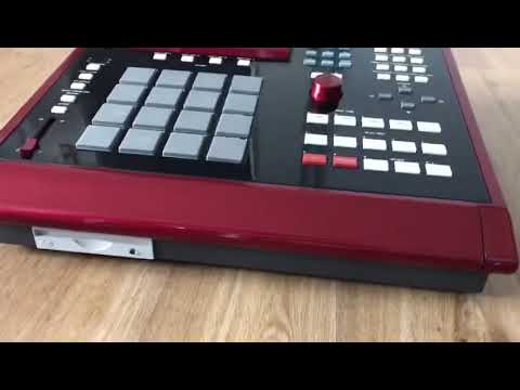 Akai MPC3000 CUSTOM GLOSSY BLACK AND RUBY RED + zip drive +SCSI Production Center image 18