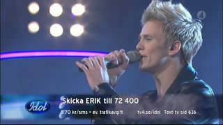 Erik Grönwall - Hey jude - Idol Sverige (TV4)