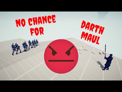 Darth Maul vs Star Wars soldiers | TABS - Totally Accurate Battle Simulator