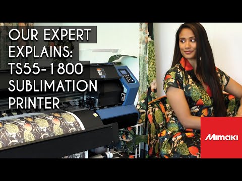 Imprimante textile de production grand format par sublimation - Gamme Textile - Mimaki TS55-1800_4