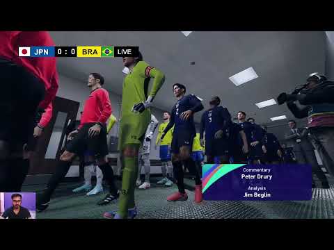 Japan vs Brazil | International Friendly Football Match 2025 | eFootball Simulation