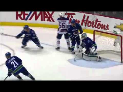 Vancouver Canucks vs Edmonton Oilers Game Highlights January 24th 2012