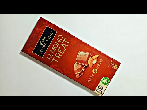 All New Cadbury Temptations Almond Treat chocolate unboxing and review