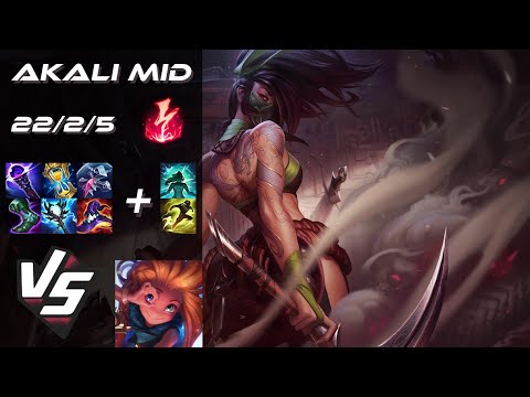 MID Akali vs Zoe - EU Challenger Patch 25.S2.4