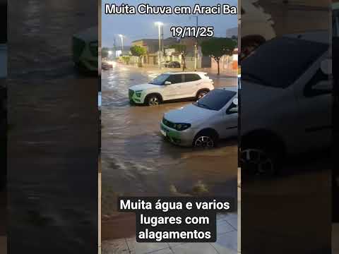 Araci-bahia em estado de calamidade após várias localidades com pontos de alagamentos!