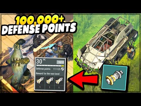 I got the ATV TRANSMISSION (Fort Moss MAX LEVEL 100,000 Defense Points) - Last Day on Earth Survival