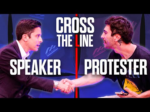 Trans-Ally: Speaker Debates Protestor | Cross The Picket Line