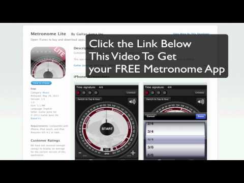 Metronome : Online Apple Iphone IPAD APP Metronome FREE