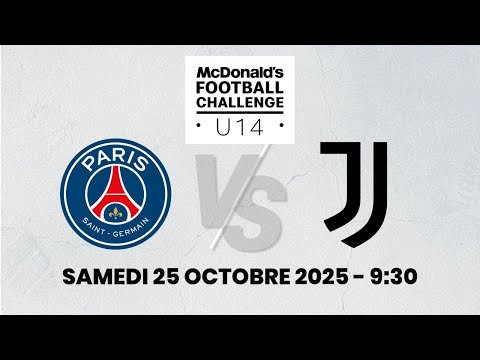 U14 PSG - JUVENTUS (samedi 9h30)