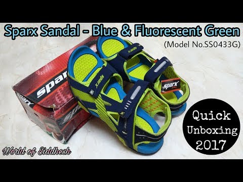 Sparx Men Blue Sandal Quick Unboxing (Model No - SS0433G)
