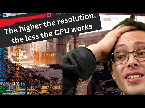 THAT'S NOT HOW IT WORKS!!!! (CPU and Resolution Rant)