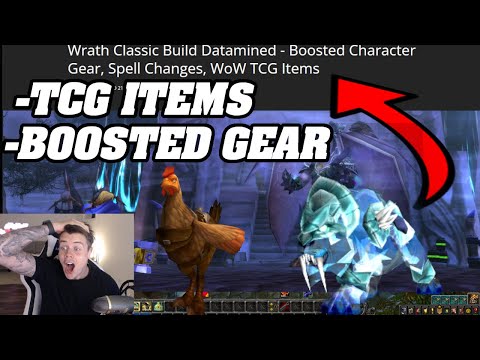 TCG Items In WOTLK?! MASSIVE NEWS For Wotlk Classic!