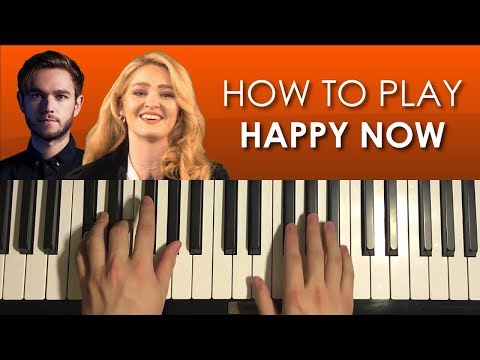 How To Play - Zedd & Elley Duhé - Happy Now (PIANO TUTORIAL LESSON)