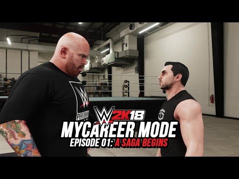 WWE 2K18 MyCareer Mode EP01: A Saga Begins