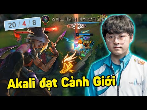 Đã mắt với màn trình diễn Akali thượng thừa của ShowMaker, người hay lính farm bằng hết