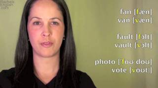 English: How to Pronounce F and V consonants: American Accent