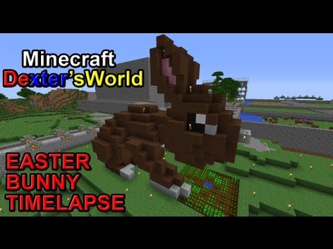 Easter Bunny Timelapse Minecraft Project