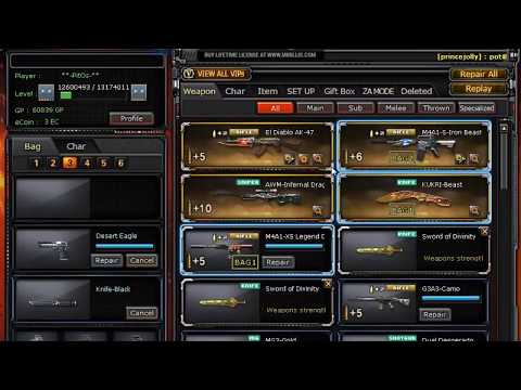 CF-PH New Vip Color Customization Tab For M4a1 transformer and Ak47 el diablo