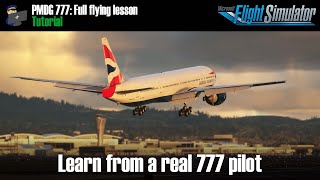 PMDG Boeing 777 Flows video