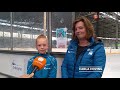 Als laatste van het ijs, als eerste er weer op