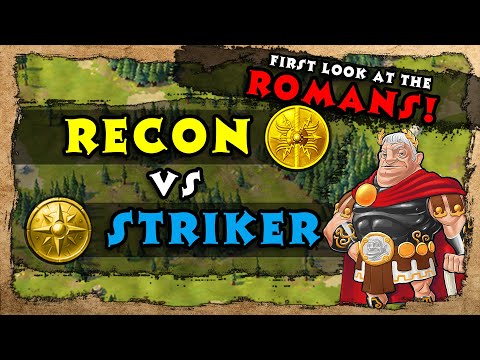 First Ever Official Romans Gameplay! - RecoN (Romans) vs StrikeR (Babylonians)