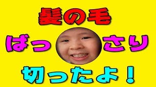 【香港生活】つばきちゃん髪の毛ばっさり切ったよ！ Kiki haircut!