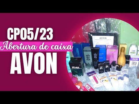 CP05/23 Avon Abertura de caixa +testei a base de unha