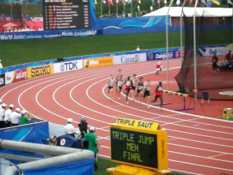 Mens 800m at IAAF World Juniors 2010 Moncton, NB Canada (Finals)