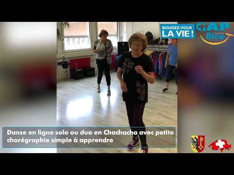 CHACHAHA à GAPBleu Suisse - DANSE & GYM ADAPTÉES Seniors à Genève en Chacha, Madison, Rock, Salsa