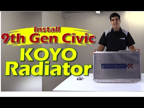 Koyo Radiator Install - 9th Gen Civic Si - 2012 2013 2014 2015 Honda Civic