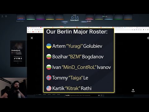 "I'm surprised CEB wouldn't be standing in" -Gorgc checks OG's Berlin Major stand-ins