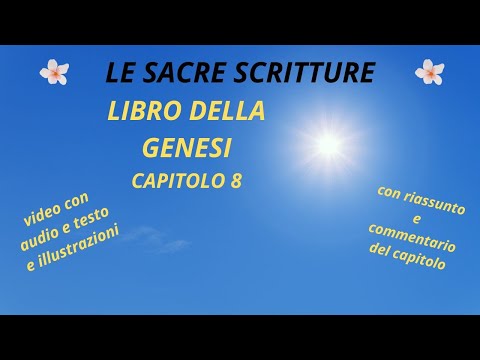 GENESI CAPITOLO 8