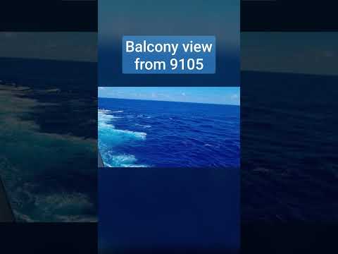 Thumbnail for A day on P&o Pacific Encounter with view from cabin 9105