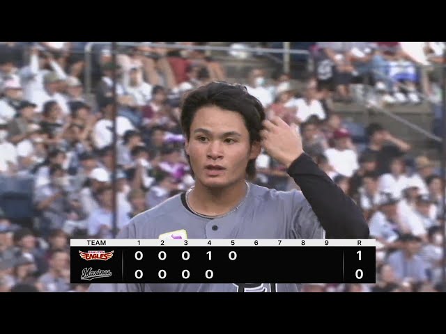 【5回表】マリーンズ・中森俊介 満塁のピンチを背負うも、無失点で切り抜け試合を作る!! 2023年9月3日 千葉ロッテマリーンズ 対 東北楽天ゴールデンイーグルス