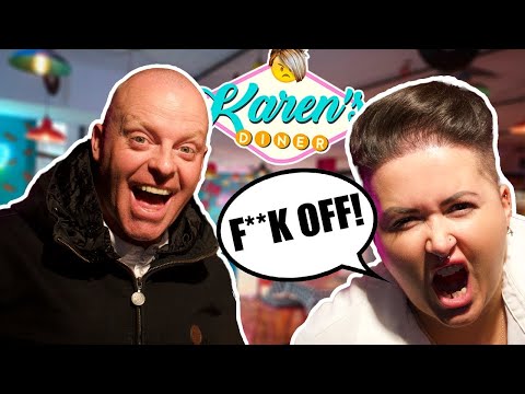 Tiny Tim Goes To The World's RUDEST Restaurant   Karen's Diner