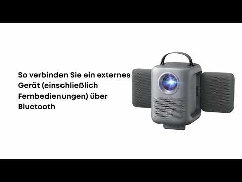 So verbinden Sie ein externes Gerät (einschließlich Fernbedienungen) über Bluetooth