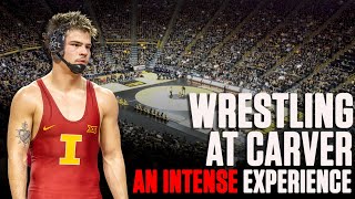 Wrestling In Carver Hawkeye Arena Is Intense!