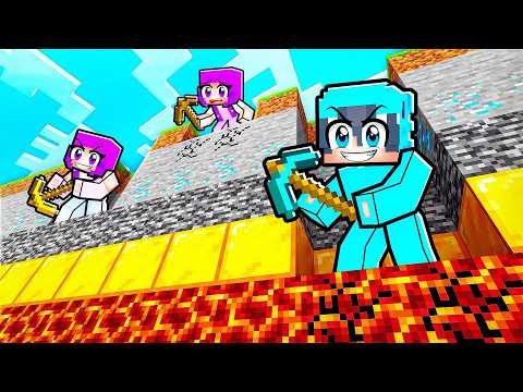 Moni vs Lia vs Bebek Lia KAZMA MADEN SAVAŞI - Minecraft