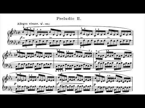 The Well Tempered Clavier 1 No.2 in Cm BWV 847 - J.S. Bach/Nathan Gnewikow