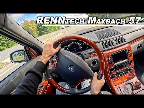 RENNtech Maybach 57 - 745 lb-ft Biturbo V12 Limo! (POV Binaural Audio)