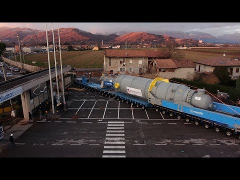 Interviste - Trasporto eccezionale di un condensatore da 420 tonnellate