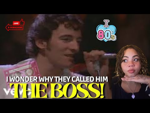 AGaneé Reacts! - First Time Hearing Bruce Springsteen| Dancing In The Dark (1984)