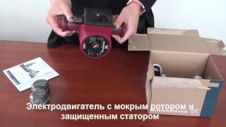 Grundfos UPS 25-40 180 (99309921) - відео 1