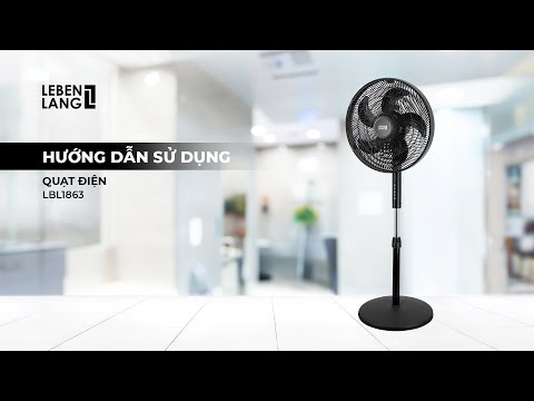 [LBL1863] HDSD QUẠT ĐIỆN LEBENLANG LBL1863 ĐIỀU KHIỂN TỪ XA 5 CÁNH