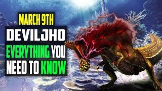 ✔️ Deviljho DLC March 9th? EVERYTHING You Need To Know About Deviljho | Monster Hunter World DLC