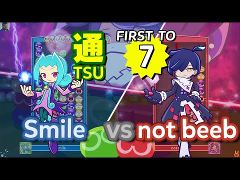 Smile (Rafisol) vs not beeb (Squares) - Puyo Puyo Tetris 2 ｢VS Mode｣ FT7