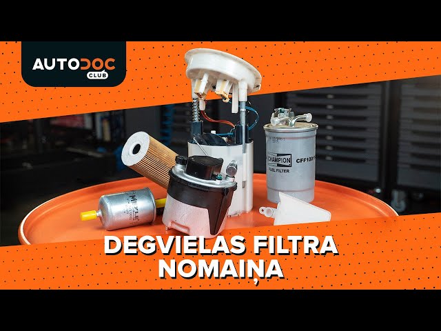 Noskatieties video ceļvedi par to, kā nomainīt Degvielas filtrs uz DAEWOO ESPERO